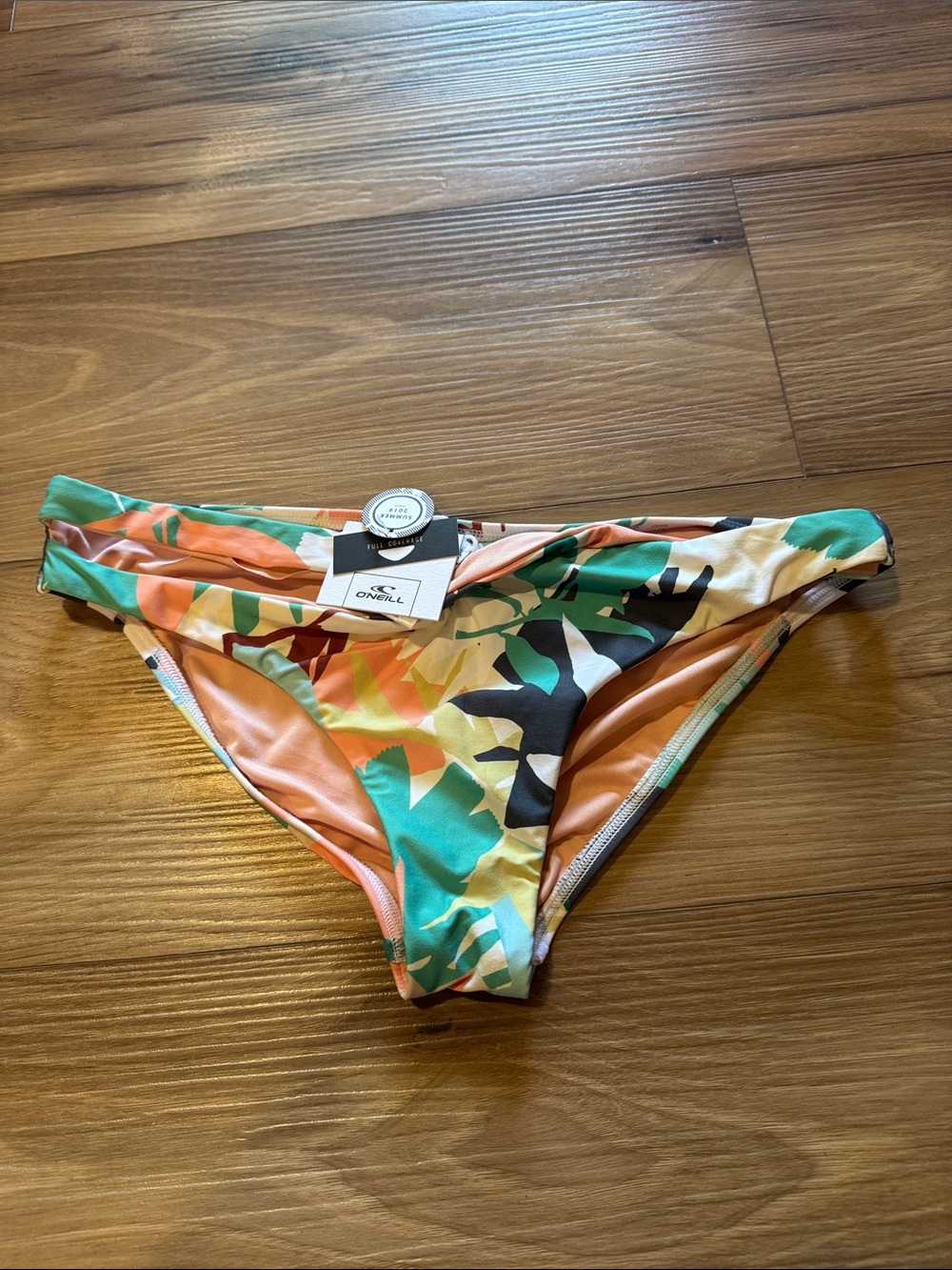 O'Neill NWT Tropical Floral Full Coverage Bikini Bottoms